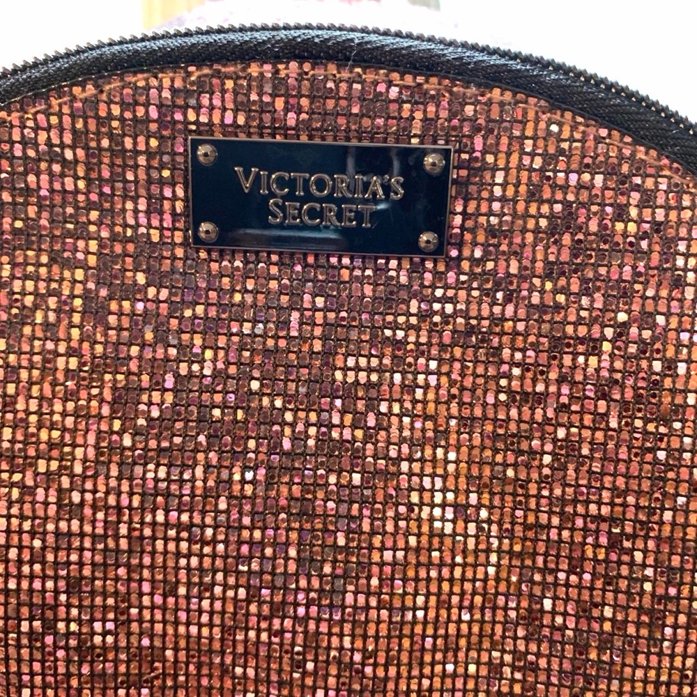 Victoria's Secret NWOT Metallic Bling Chain Small City Backpack in Rose Gold - Picture 6 of 10
